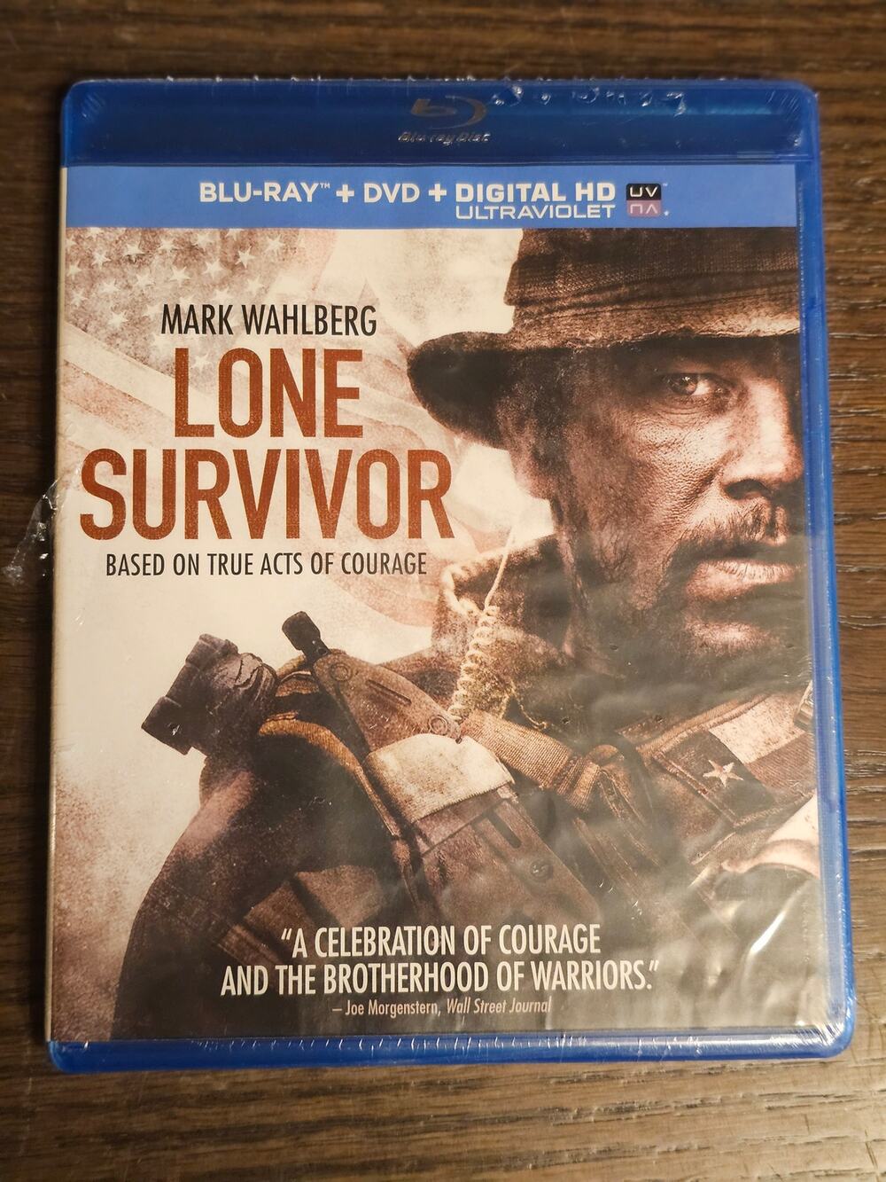 NIB Unopened Universal LONE SURVIVOR Mark Wahlberg Blu-ray + DVD 2013